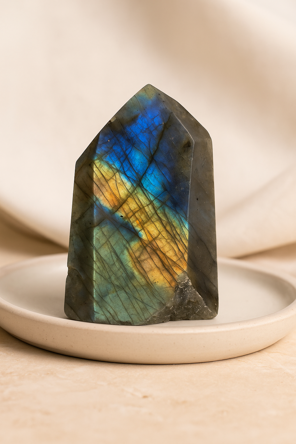 Labradorite – Bouclier énergétique & Intuition